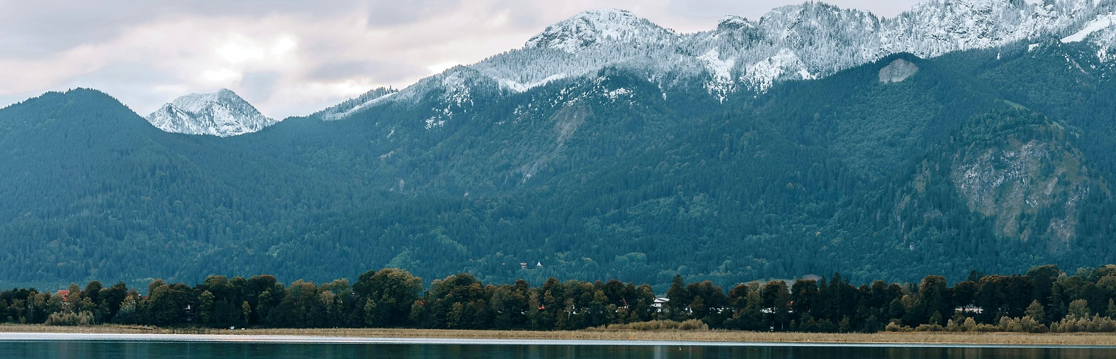 A range of mountains standing steady beneath an open sky